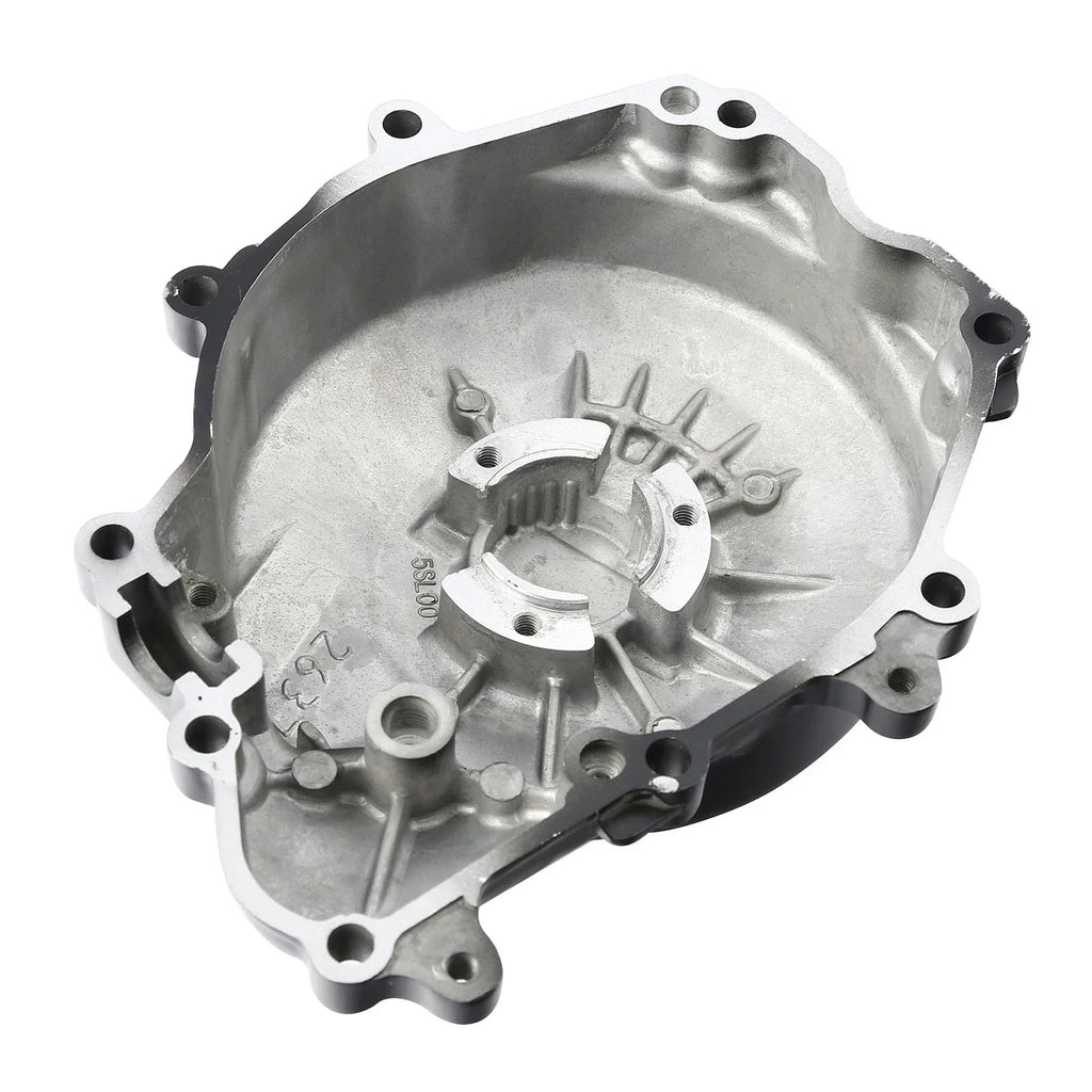 Left Engine Stator Cover Crankcase for Yamaha YZF-R6 Black (2003 - 2005)