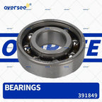 Crankshaft Ball Bearing Lower for Evinrude Johnson BRP Outboard (0391849, 6203/C3)