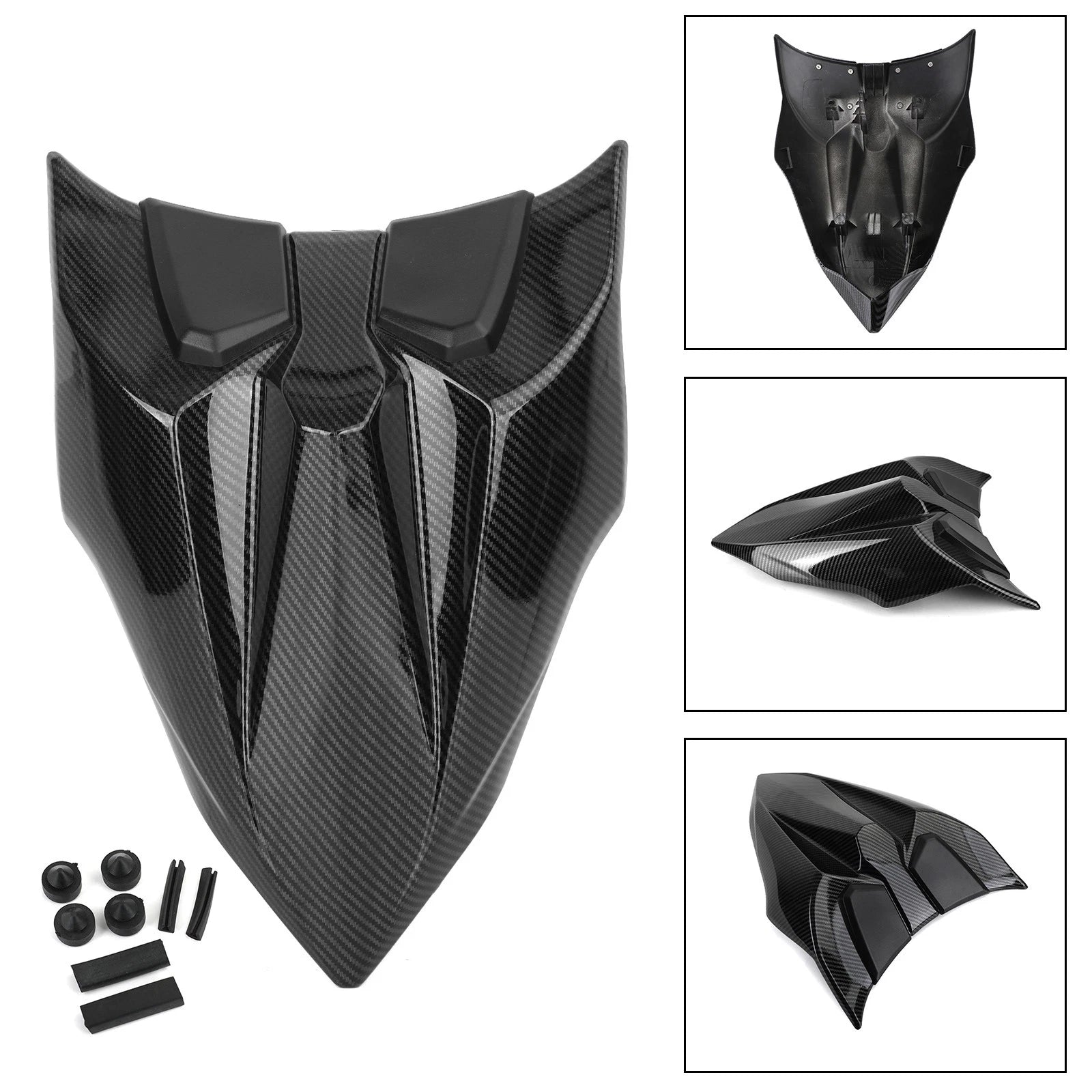 Carbon ABS Rear Seat Cover Cowl for Kawasaki Z650 Ninja 650 (2017–2023)