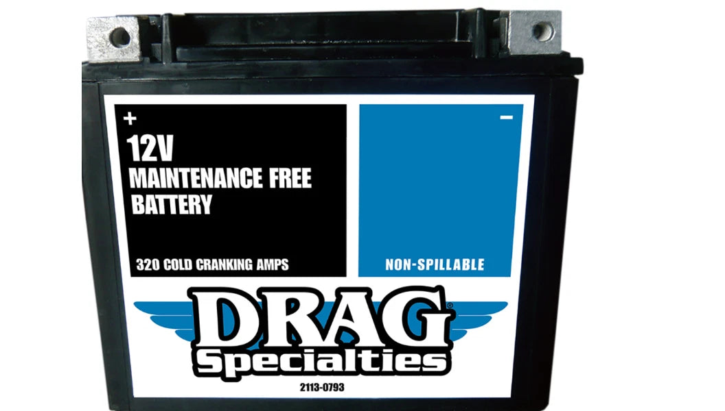 Drag Specialties YTX20H AGM Battery for High-Performance Motorcycles