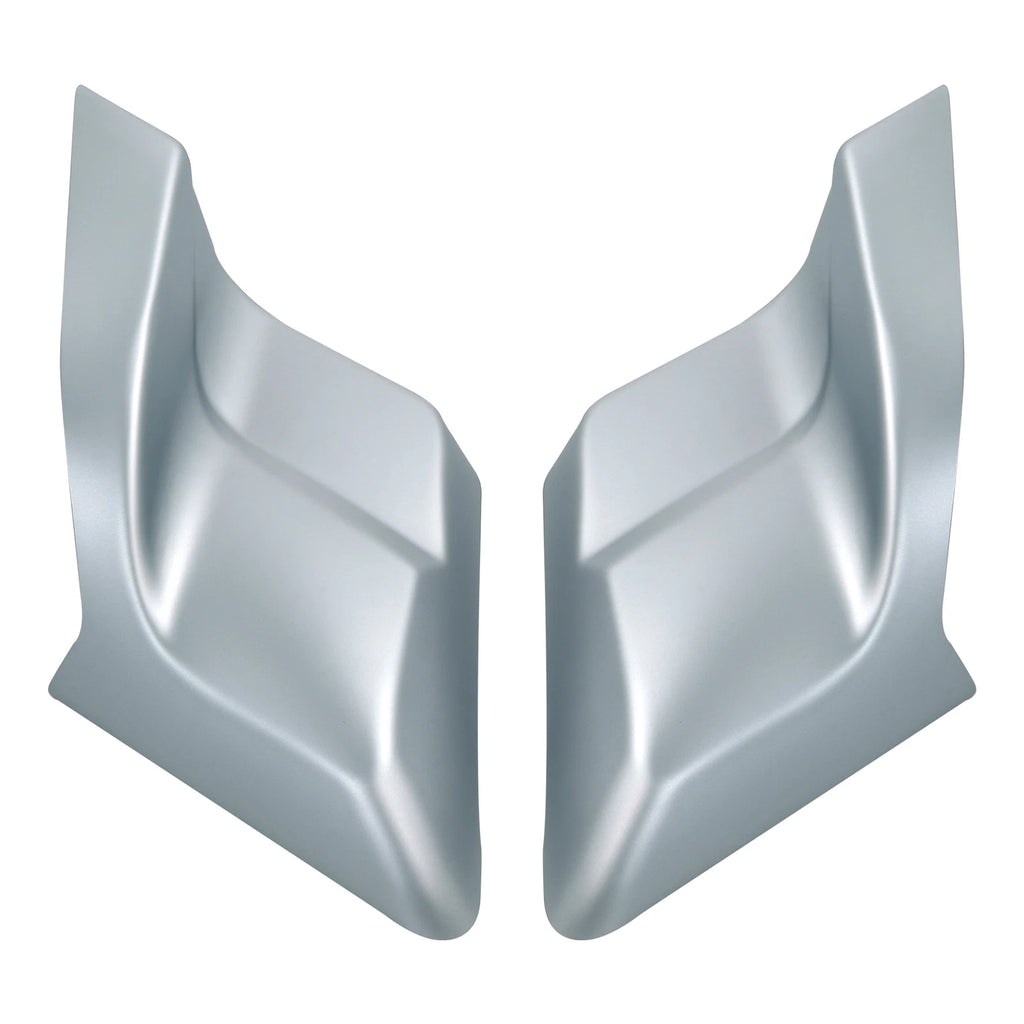 Stretched Side Covers for Harley Street Glide (2014–Present) - Barracuda Silver Denim