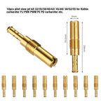 20Pcs Main & Slow Jets for PWK Keihin OKO CVK PE Carburetor
