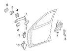 Genuine Front Passenger Right Exterior Door Handle 16476004709650 for Mercedes