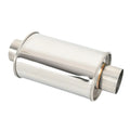 2.75" Inlet/Outlet Ultra Quiet Resonator for Universal Fit (T304 Stainless)
