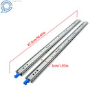 Set of 2 Locking Drawer Slides for Cabinets (34")