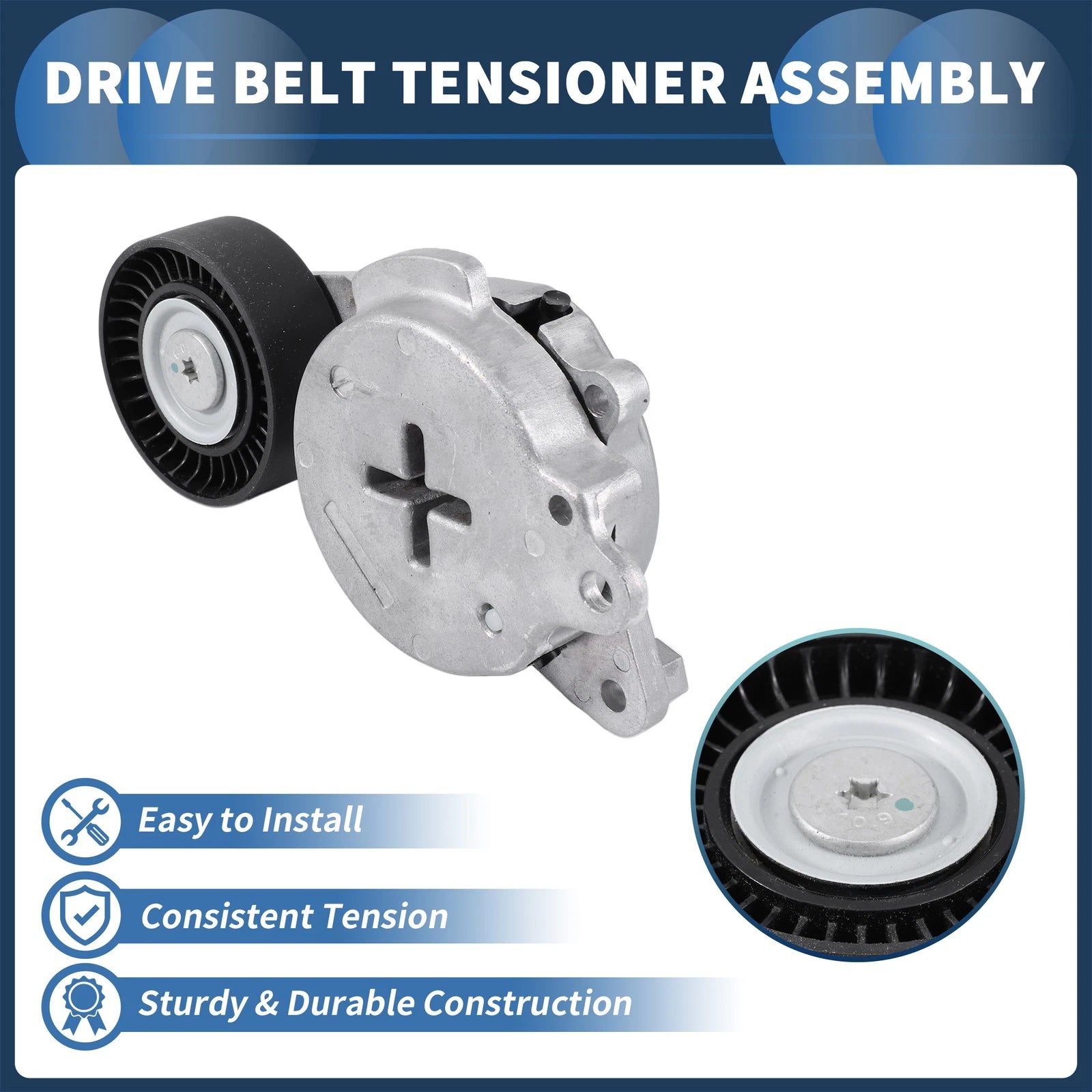 Belt Tensioner for Toyota Corolla (2004–2014) No. 1662033040/1662033020 Metal