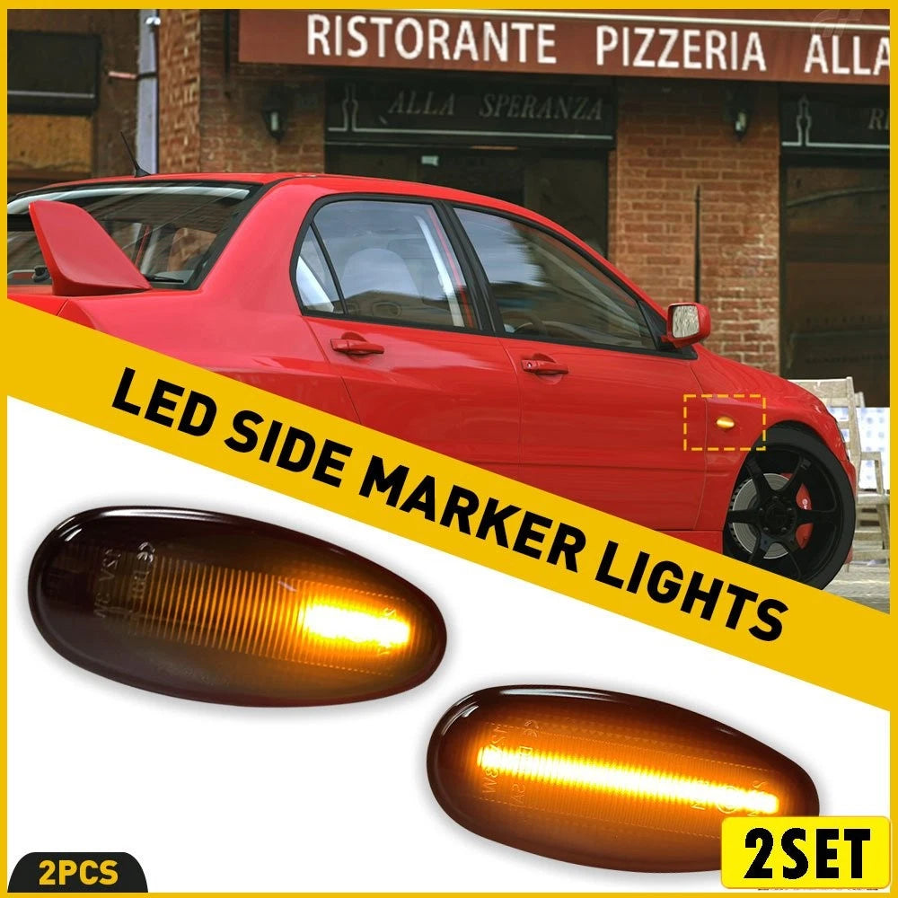 4pc Smoke LED Turn Signal Light for Mitsubishi Outlander Lancer