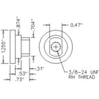 Disc Mower Blade Bolt Kit for John Deere (Replaces PMLBF0001)