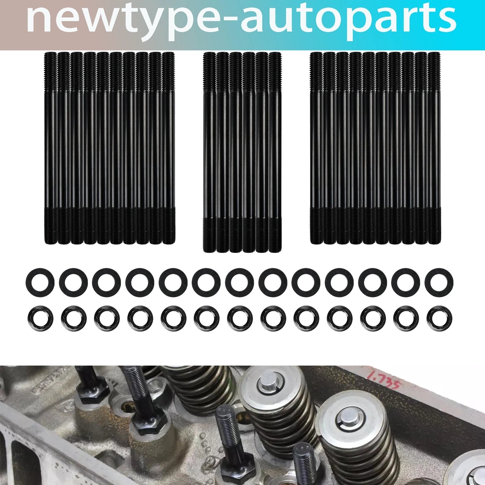 Cylinder Head Stud Kit for Dodge Cummins 5.9L 6.7L (1998–2018) 247-4202