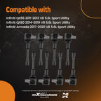 8-Piece Ignition Coil Kit for Infiniti QX56 QX80 Armada 5.6L (2011–2020)