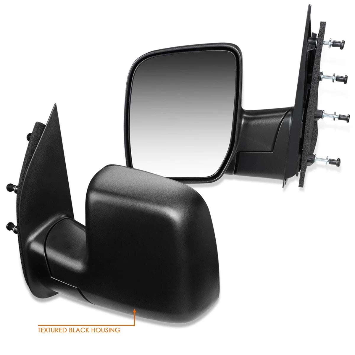 OE Style Manual Adjust Side Mirror Left for Ford E-150/E-250/E-350/E-450 (2008–2009)