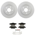 Bosch Rear Disc Brake Rotors & Ceramic Brake Pads Kit for C207 E350 W204 C300 (2010–2016)
