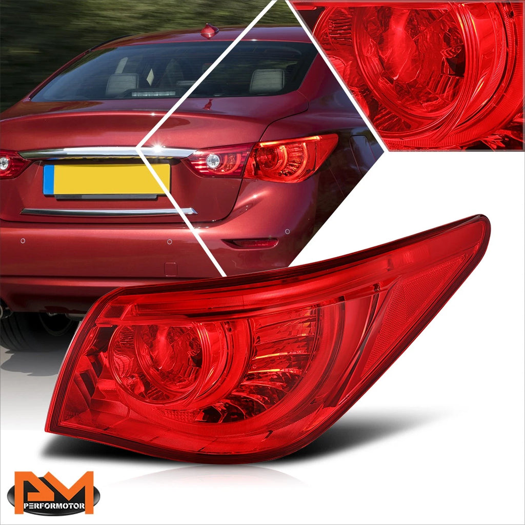 Right Side Outer LED Tail Light Brake Lamp for Infiniti Q50 (2014–2017)