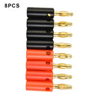 #4mm Banana Plug Male Connector for Audio Speaker Wire Cables