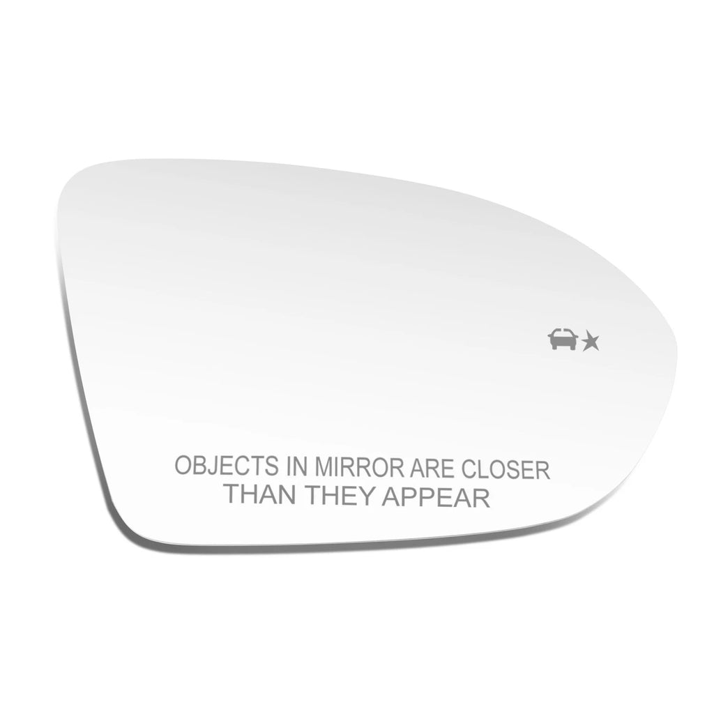 Heated Convex Mirror Glass for Chevy Cruze (2016–2019) w/ Blind Spot