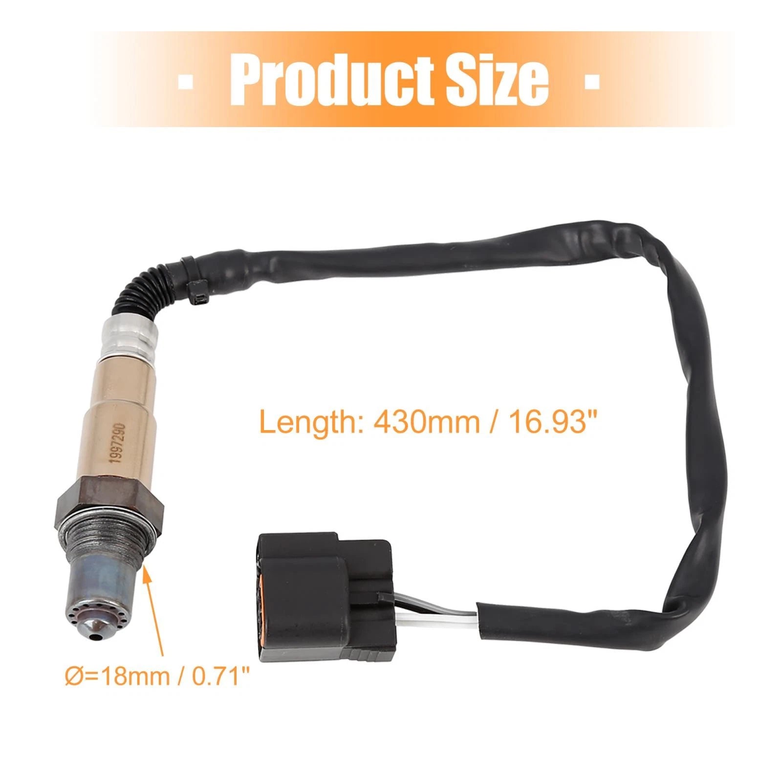 O2 Oxygen Sensor 4 Wire for Kia Rio (2006–2011) 1997290 250-24349