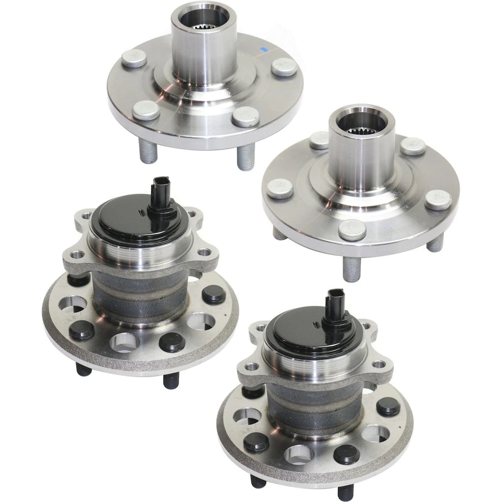 Wheel Hubs for Toyota Camry (2012–2017) Front & Rear with Bearings