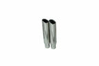 Dual Exhaust Kit for Chevy GMC 1500 (2019–2025) Stainless Steel Rolled Rear