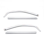 Chrome ABS Window Visor Set 4pc for 2014 GMC Sierra LD Crew Cab (2014–2014)