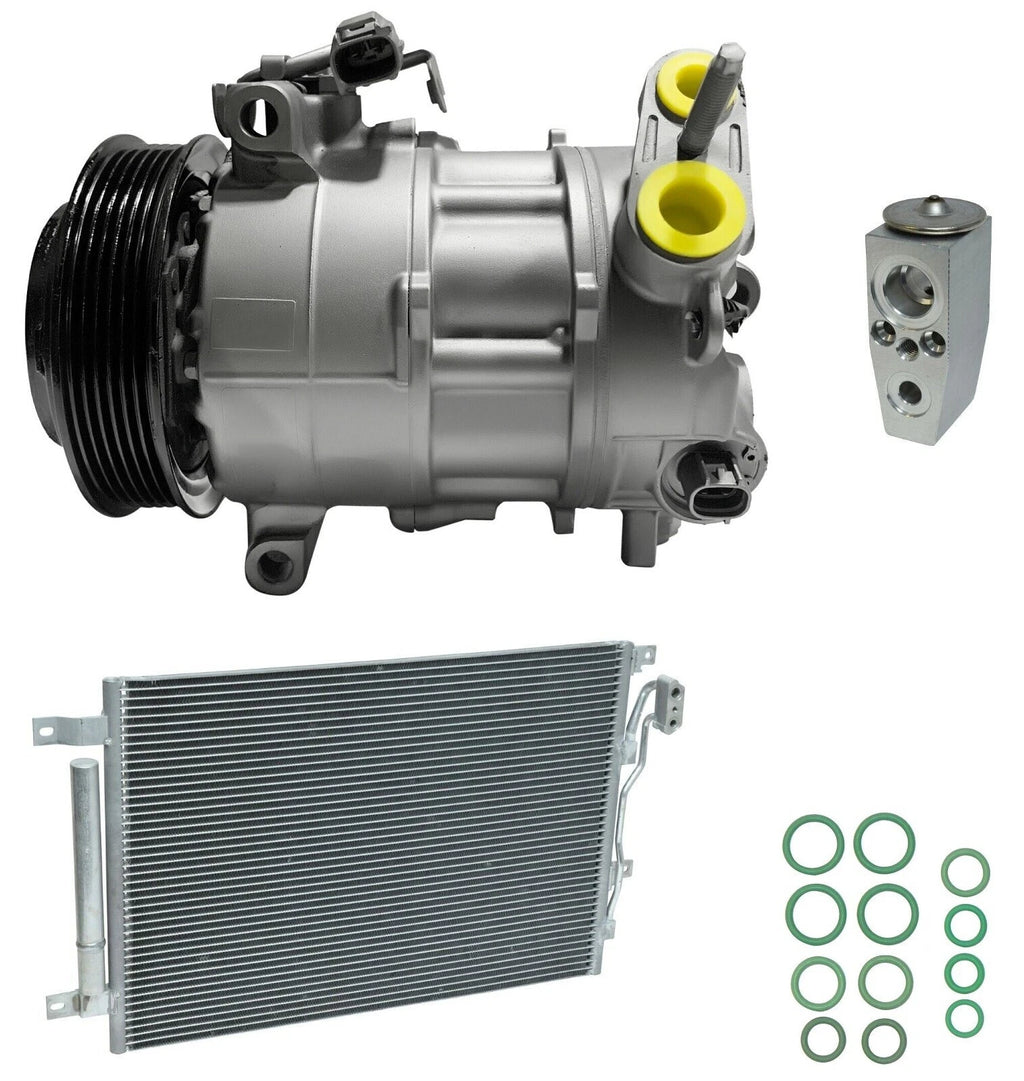 A C Compressor Kit with Condenser for Dodge Dart 2.4L (2016–2016)
