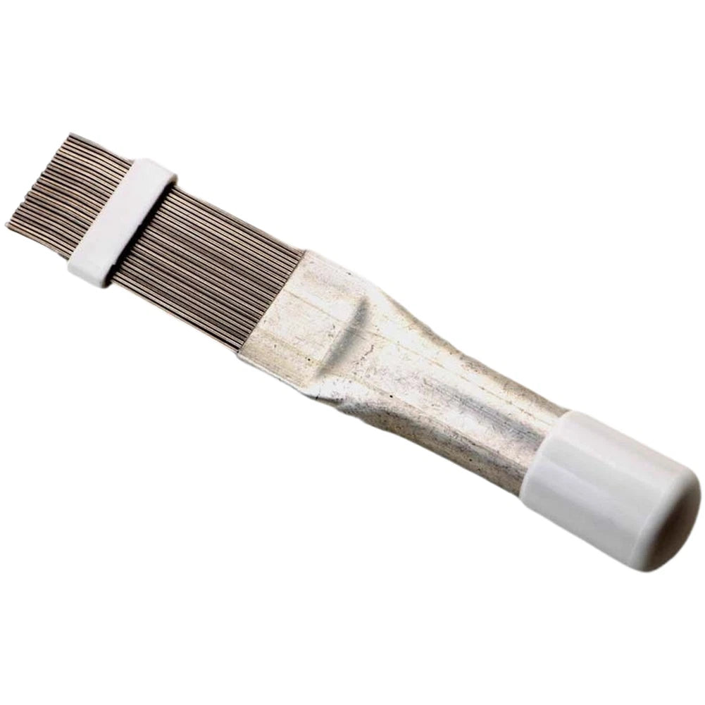 6-Piece Stainless Steel Condenser Fin Comb and Brush Kit for AC Radiator Cleaning