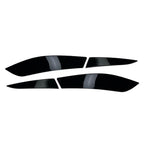 Rear Tail Light Eyebrow Cover Trim for VW Golf 6 MK6 2008-2013 Glossy Black