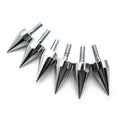 Set of 4 Universal Chrome Motorcycle Spike Bolts for Windscreen Fairings