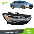 Headlight for Audi A6 S6 (2016–2018) W/LED DRL Right Side