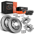 Front Brake Rotor & Ceramic Pad Set for Jeep Wrangler (2007–2012)