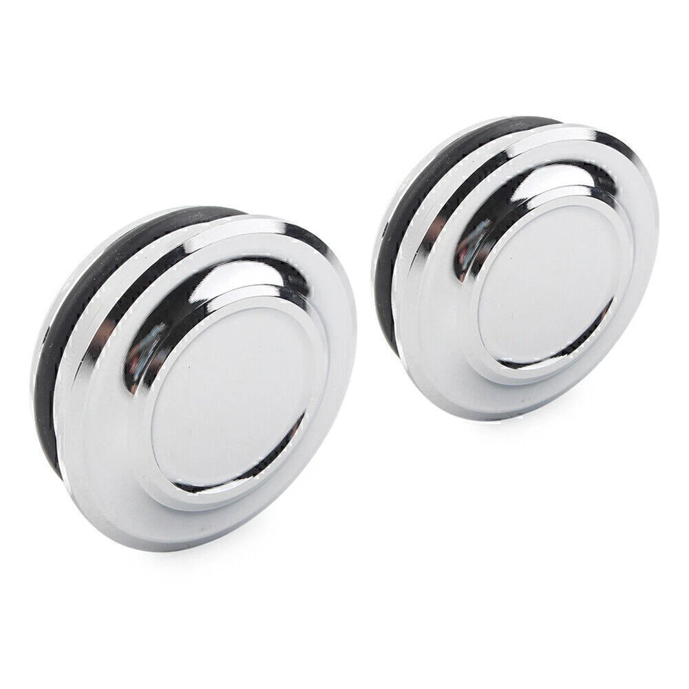 2X Chrome Aluminum Frame Hole Cover for Honda Rebel 500 CMX500 (2020–2021)