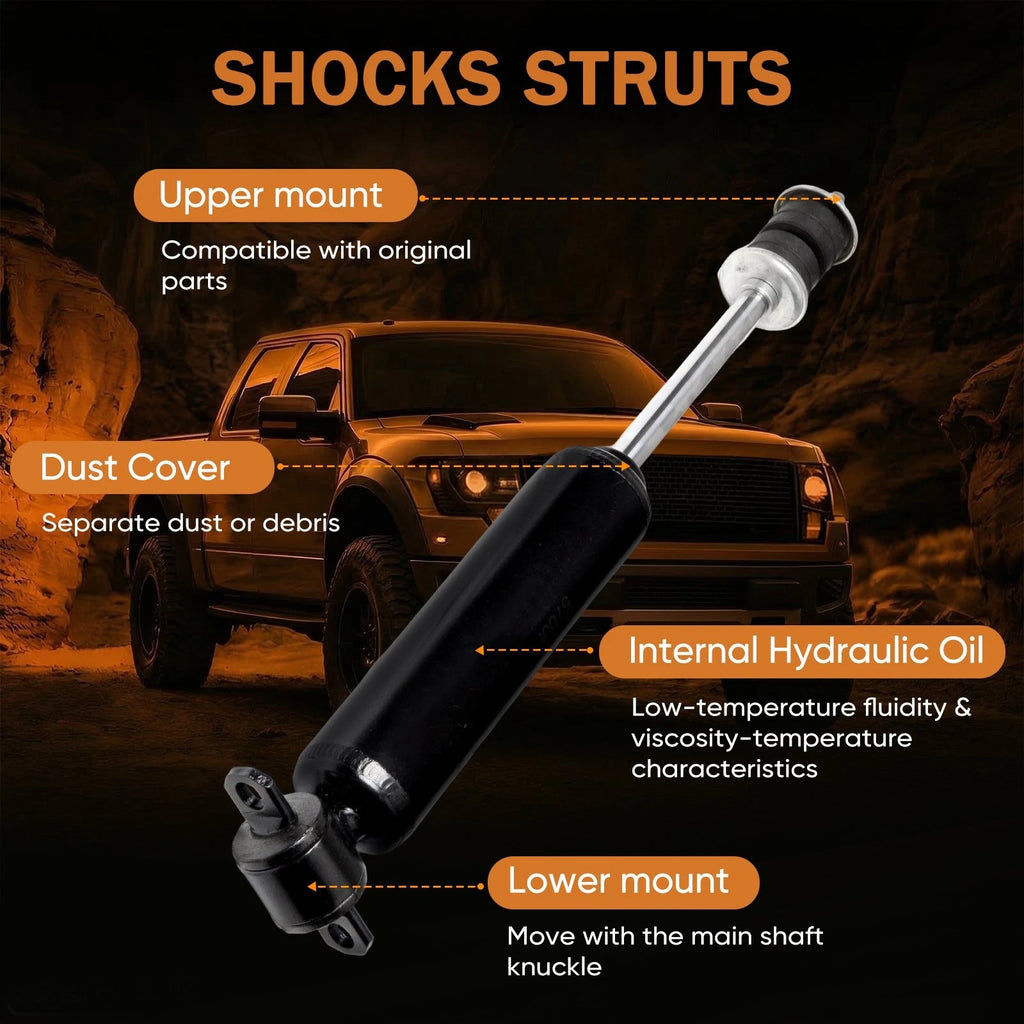 Set of 4 Shocks Struts for Isuzu Hombre (1997–2000)
