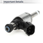 Fuel Injector for Lexus IS300H Hybrid 2.5 2ARFSE (2014-2015) 1 x Black Silver Tone