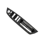4pcs Carbon Fiber Window Switch Panel Handle Kit for RHD Cars
