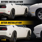 Tail Light Side Marker Smoke Overlay for Challenger (2015â2023)