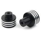 Handle Bar End Plug for Honda Rebel 500 CMX500 300 CMX300 (2017-2019) Black/Silver