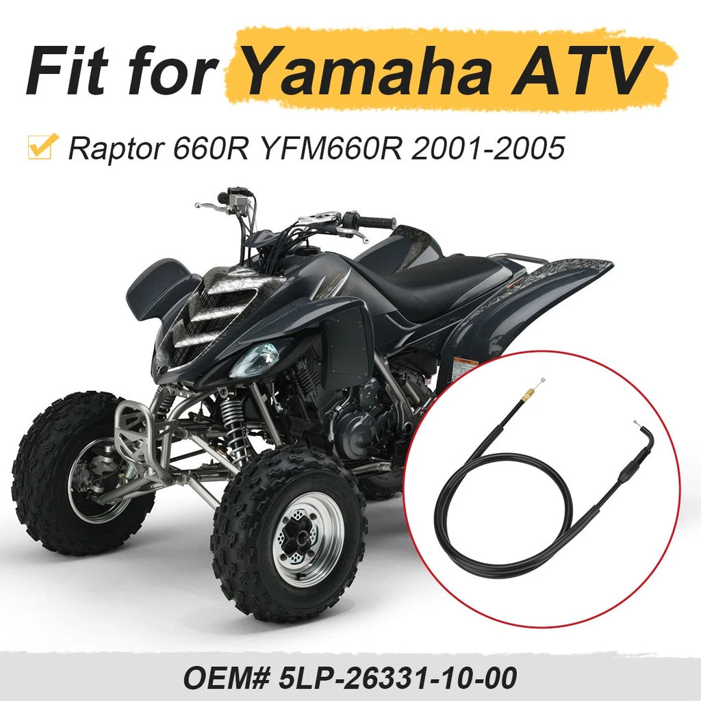 Choke Starter Cable for Yamaha Raptor YFM660R (2001–2005) 5LP-26331-10-00