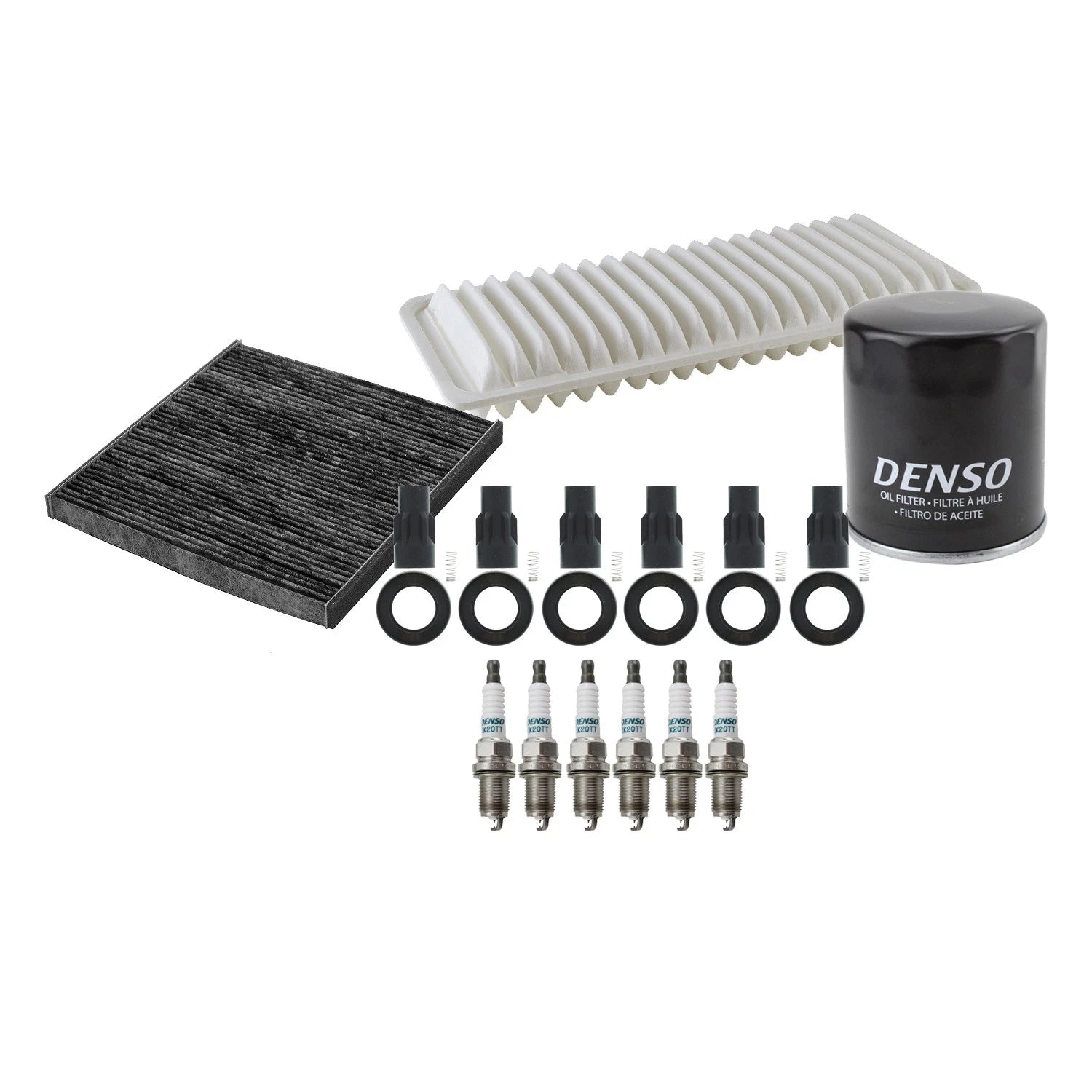 Tune Up Kit 6 Spark Plugs & Boots for Lexus RX400h (2006–2008)