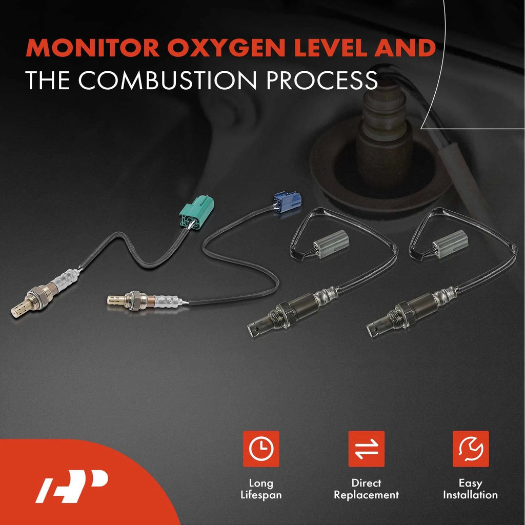 Set of 4 O2 Oxygen Sensors for Nissan Frontier (2011–2012)