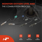 Set of 4 O2 Oxygen Sensors for Nissan Frontier (2011–2012)