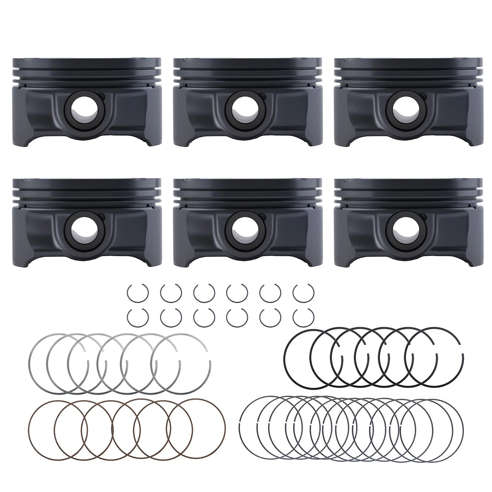 Cylinder Piston Ring Set for BMW E46 E60 325i 525i (1997–2010)
