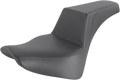 SADDLEMEN Step-Up Seat for Harley Davidson (2014–2023) 818-33-174 Gripper Black
