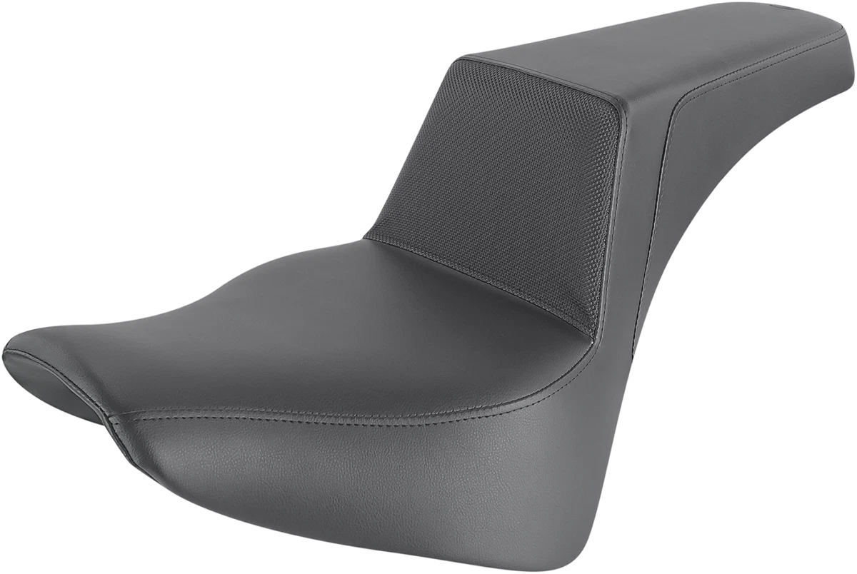 SADDLEMEN Step-Up Seat for Harley Davidson (2014–2023) 818-33-174 Gripper Black