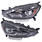 Set of 2 LED Headlights with DRL for Nissan Sentra (2016-2019)