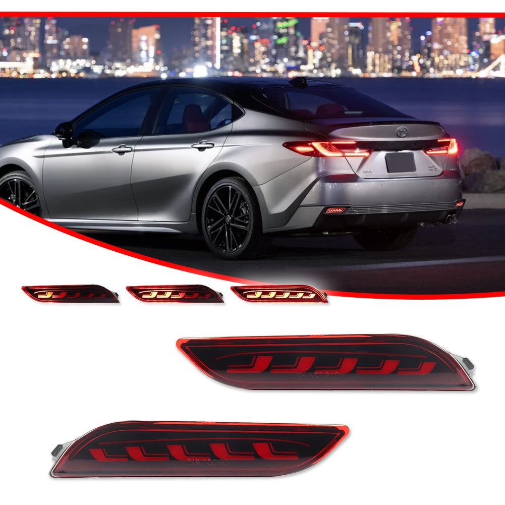 LED Rear Bumper Reflectors for Toyota Camry (2018–2025)