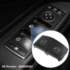 2pcs Window Lift Switch Button Cover for Mercedes-Benz GLE500 (2016–2020)