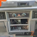 Grey Radio Dashboard Panel Air Vent Trim for Mitsubishi Triton (86-96)