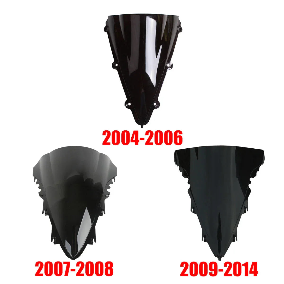 Dual Bubble Windshield for YAMAHA YZF-R1 (2004-2014)