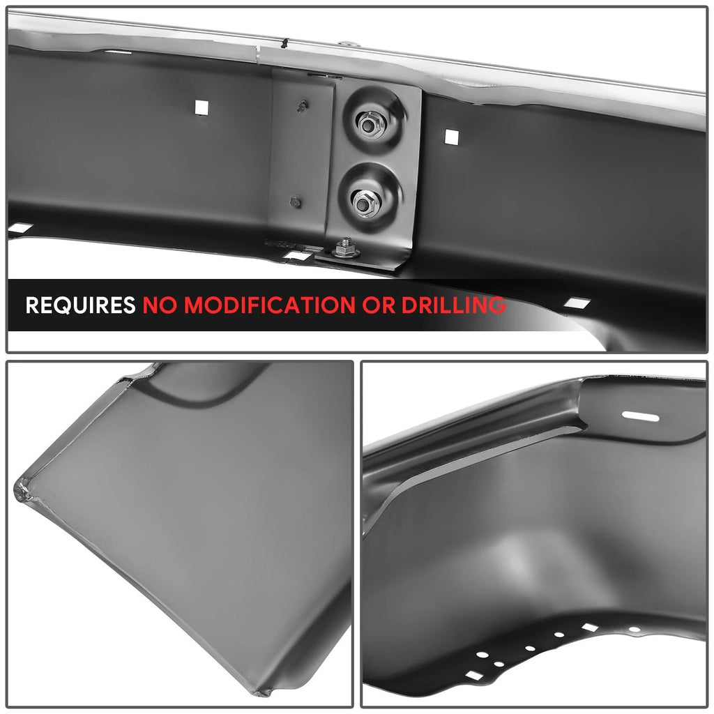 Chrome Steel Front Bumper Face Bar for GMC Sierra Yukon (1999–2006)
