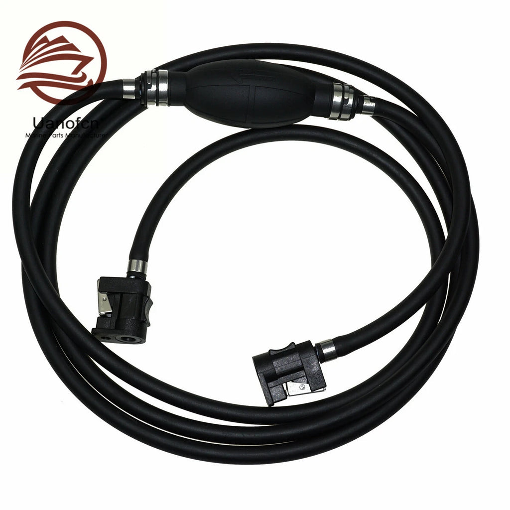 1/4" 6MM Fuel Primer Pump with Fuel Line & Connector for Yamaha Outboard