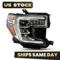 LED DRL Headlight w/Halogen Turn Signal for GMC Sierra 1500 (2019–2022)